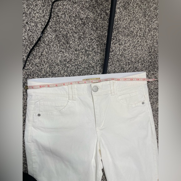 Democracy Ab Solution Ultra Soft Corduroy Slim Jeans in Blanched Almond Sz 14 - Picture 8 of 10